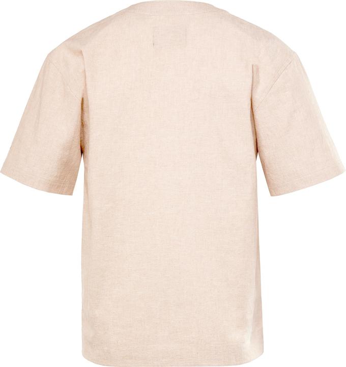 Immagine prodotto Sthuge Camicia con effetto lino, taglio oversize e squadrato e mezze maniche, fino alla tg. 8XL (L)