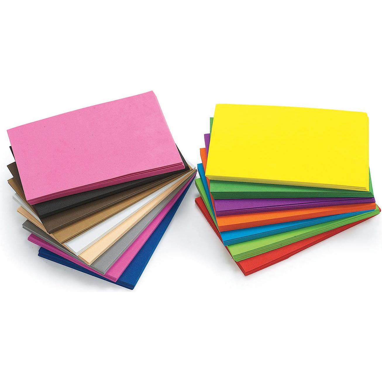 Colorations - Foam Paper Super Pack, 100 Blatt (16 Farben