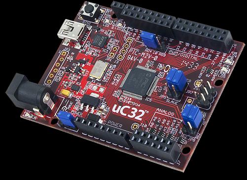 Produktbild Digilent ChipKit uC32 DevBoard mit UNO R3 Headers (Elektronikkit)