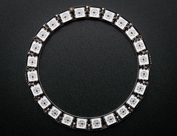 Actual product image Adafruit NeoPixel Ring 24 x WS2812 5050 RGB LED