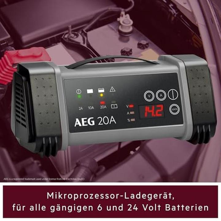 Immagine prodotto AEG Caricabatterie automatico (12V, 24V, 20 A)