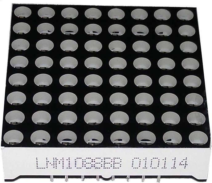 Image du produit OEM Matrice LED Ultra Bright 8x8 Bleu 3.2 x 3.2 cm
