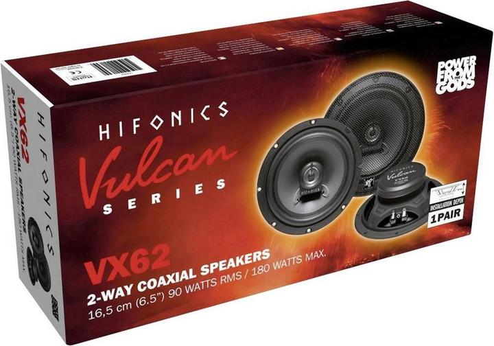 Actual product image Hifonics Vulcan cm 2-way coaxial system (180 W, 14.30 cm)