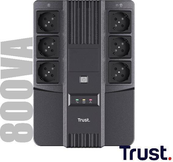 Actual product image Trust Usv Maxxon Powerip Ups 800va (800 VA, 800 W)