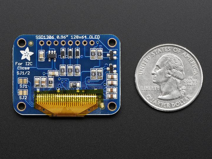 Actual product image Adafruit Monochrome 0.96" 128x64 OLED graphic display (Display)