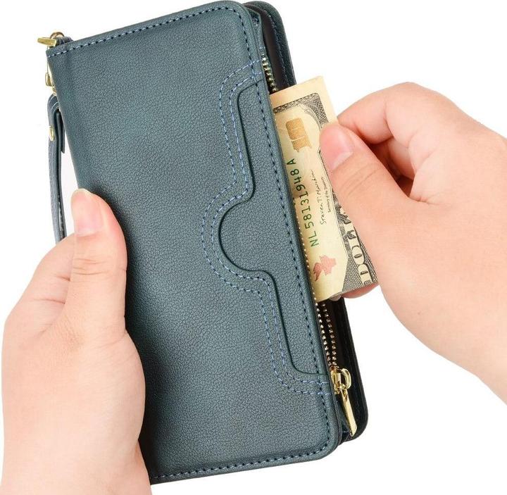 Actual product image Cover-Discount Google Pixel 7a - Wallet Case Green (Google Pixel 7a)