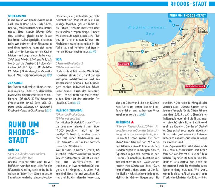 Actual product image Reiseführer Rhodos (German, Klaus Bötig, 2023)