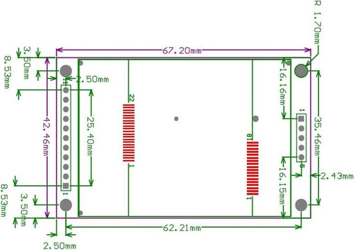 Image du produit OEM 2.2" SPI LCD 220x176 ILI9225 Lecteur SD