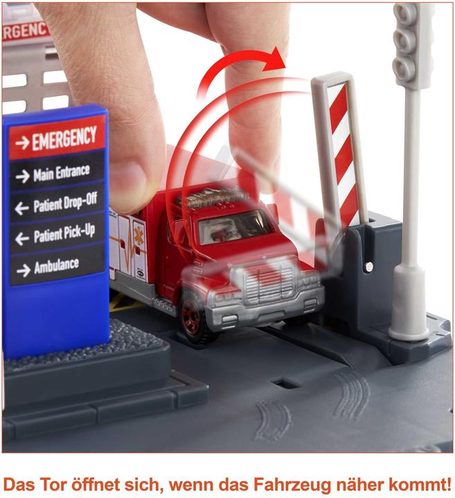 Actual product image Matchbox ACTION DRIVERS Helicopter Rescue Playset