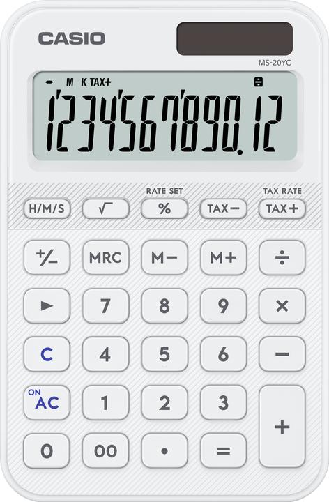 Actual product image Casio MS-20YC-WE weiss (Batteries, Solar cells)