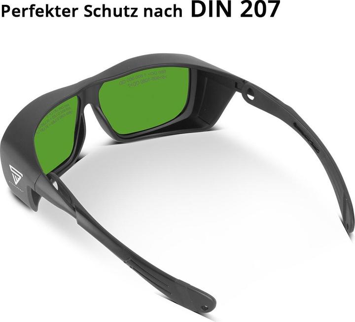 Image du produit Stahlwerk Lunettes de protection laser conformes à la norme DIN EN207 Plage de longueurs d'onde de 660 à