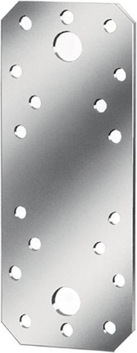 Vormann Flat connector Length 96 mm Width 35 mm Thickness 2.5 mm Steel sendzimir galvanised (Flat connectors, 50 pcs.)