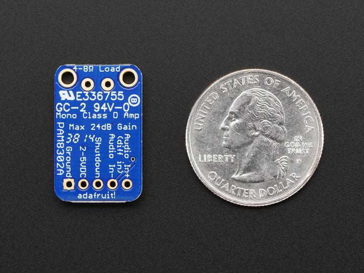Image du produit Adafruit Amplificateur audio de classe D mono 2,5W PAM8302 (Extension)