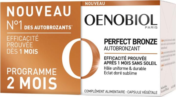 Actual product image Oenobiol Perfect Bronze Self-Tanning Capsules
