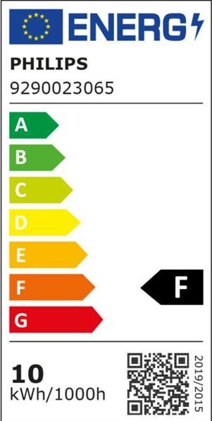 Energie-Label Philips LED Lampe (E27, 10.50 W, 1055 lm, 4 x, F)