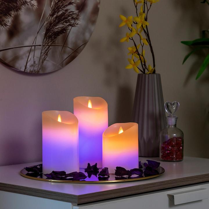 Actual product image InnovaGoods Battery-operated LED light - multicoloured - 3 pcs. (3 x)