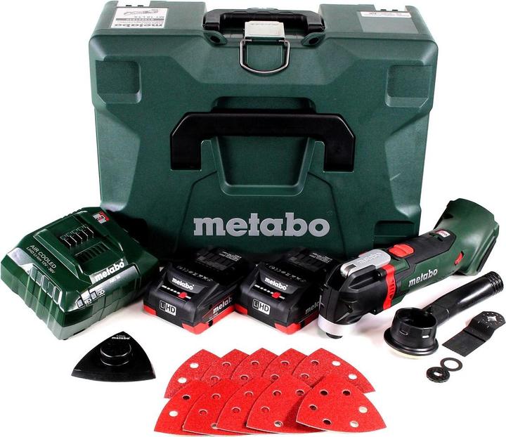 Produktbild Metabo Akku-Multitool MT 18 LTX Compact () MetaLoc 2x18V/2Ah Li-Ion + ASC 30-36 V
