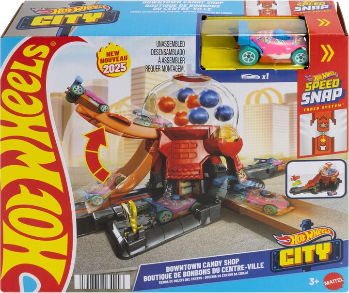 Actual product image Mattel Hot Wheels Downtown Candy Shop