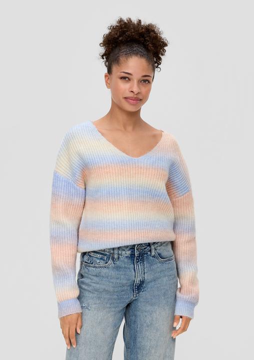 Produktbild s.Oliver Strickpullover Strickpullover mit Farbverlauf (M)