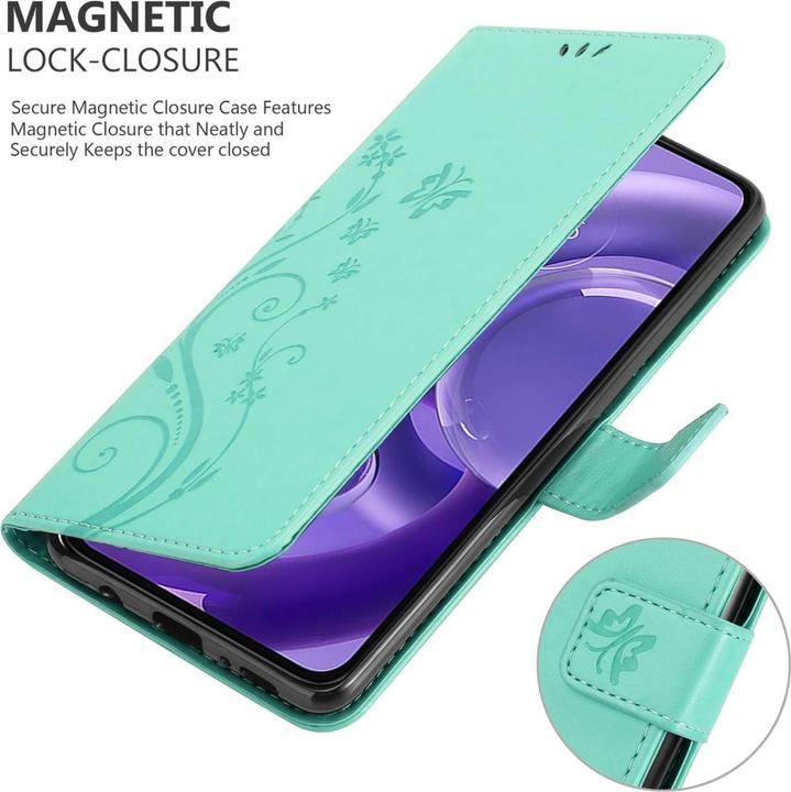 Actual product image Cadorabo Case for Motorola EDGE 30 NEO Flower Book (Motorola Edge 30 Neo)