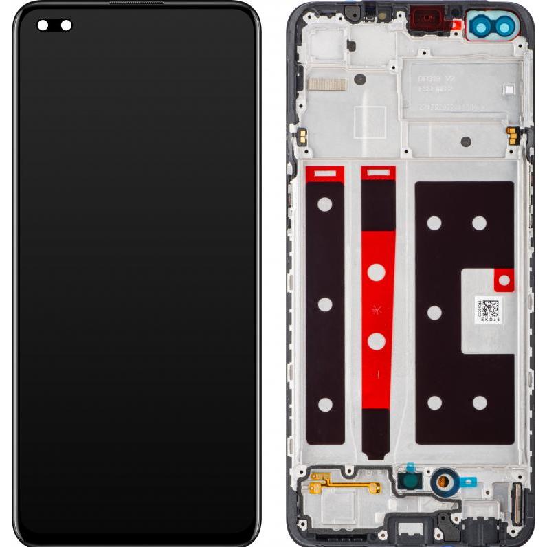 OPPO Display Unit für Reno4 Lite, Schwarz (Écran), Pièces de rechange pour appareils mobiles