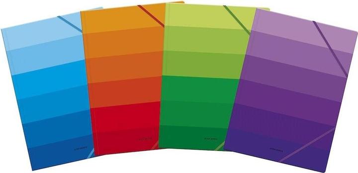 Hamelin C4-Kartonmappe mit Gummizug, Ombre-Mix, 1 Stk (C4, 1 x)