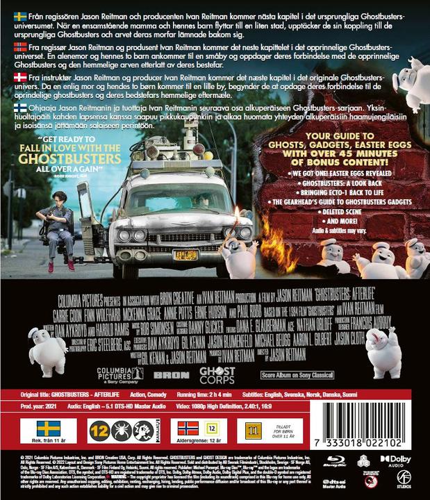 Produktbild SF Studios Ghostbusters: Afterlife (Blu-ray, Englisch)