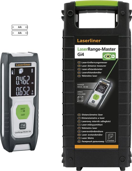 Actual product image Laserliner Laser rangefinder green LaserRange-Master Gi4 (40 m, 515 nm)