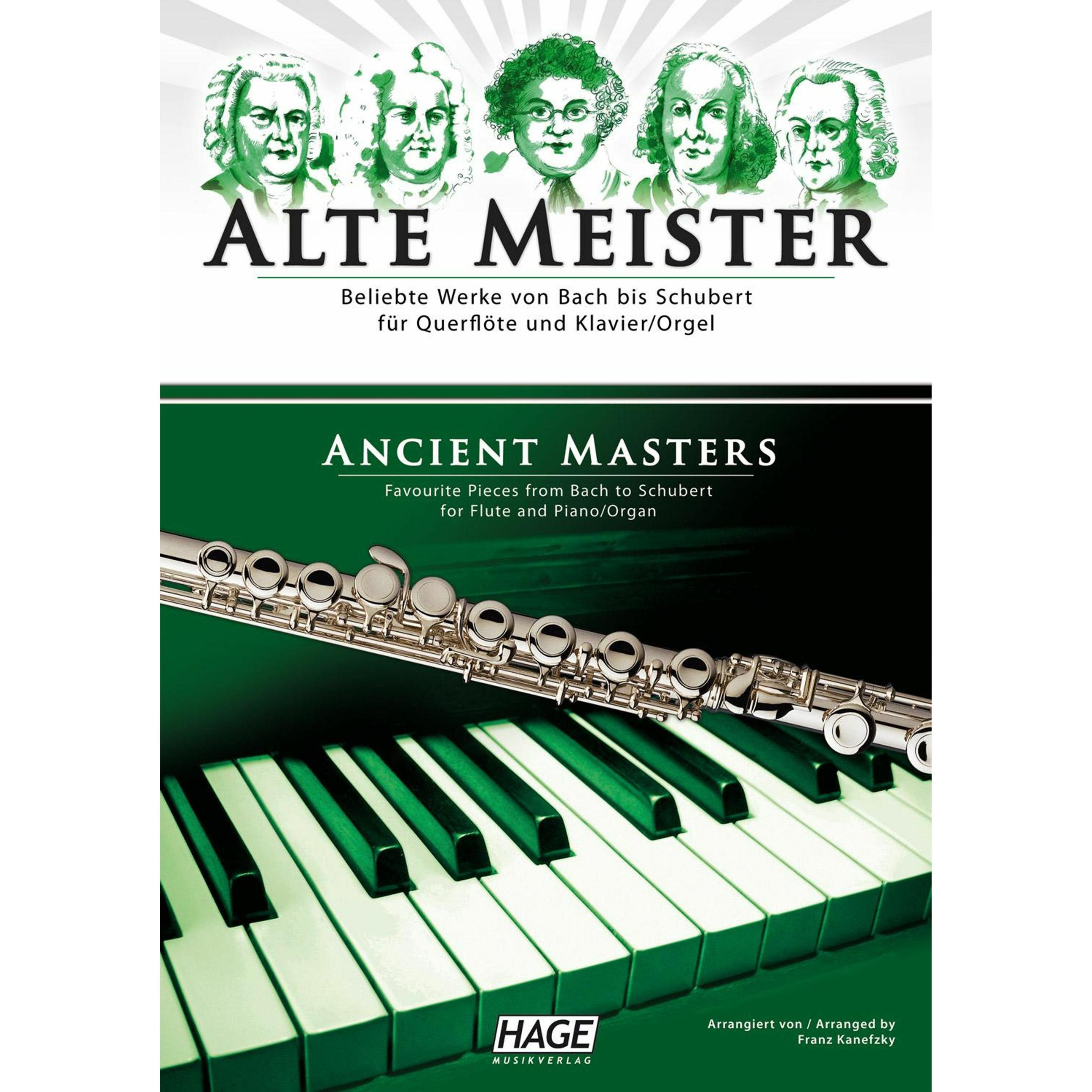 Alte Meister für Querflöte und Klavier/Orgel, Sachbücher von Franz Kanefzky, Helmut Hage