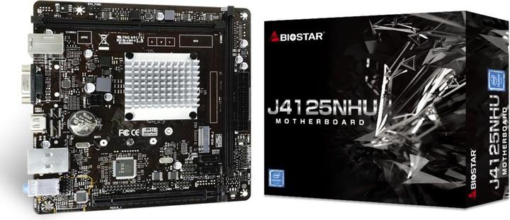 Produktbild Biostar J4125NHU (BGA 1090, Intel SoC, Mini-ITX)