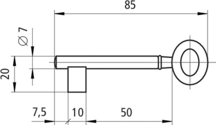 Actual product image Schänis Digit key