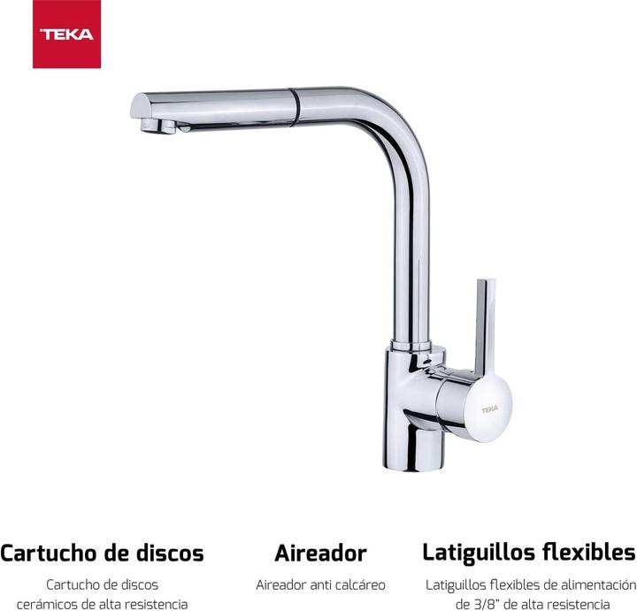 Actual product image Teka Bateria kuchenna ARK 938 stojąca chrome (239381200)