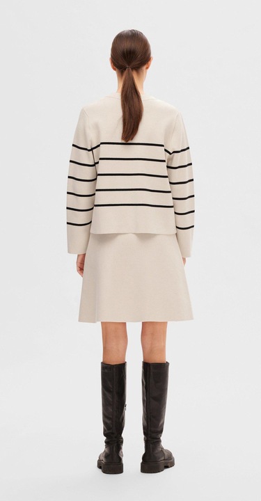 Produktbild Selected Femme Langärmeliger Baumwoll Strickpullover (XL)