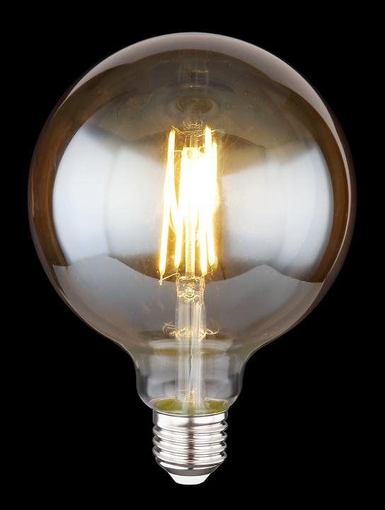 Actual product image Globo LED bulb silver 1xE27 LED (E27, 4 x)