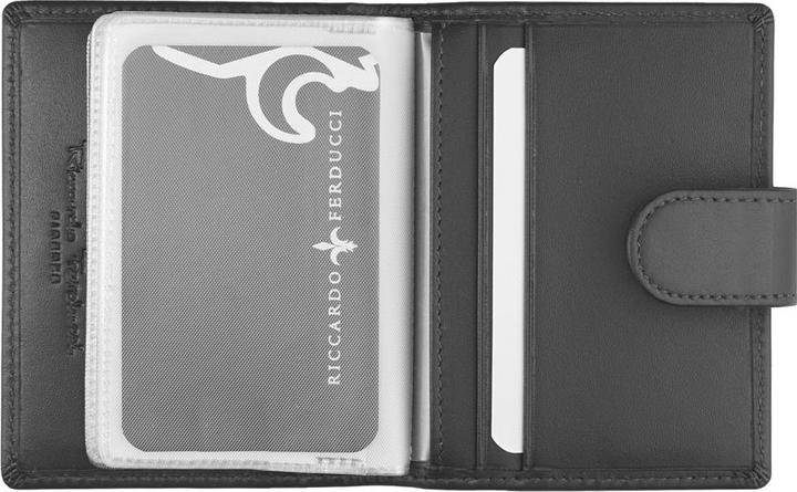 Actual product image Riccardo Ferducci Credit card case w safety closure, RFID