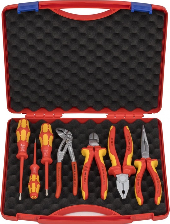 Image du produit Knipex Coffret d'outils RED Électro Set 2 (7 pièces)