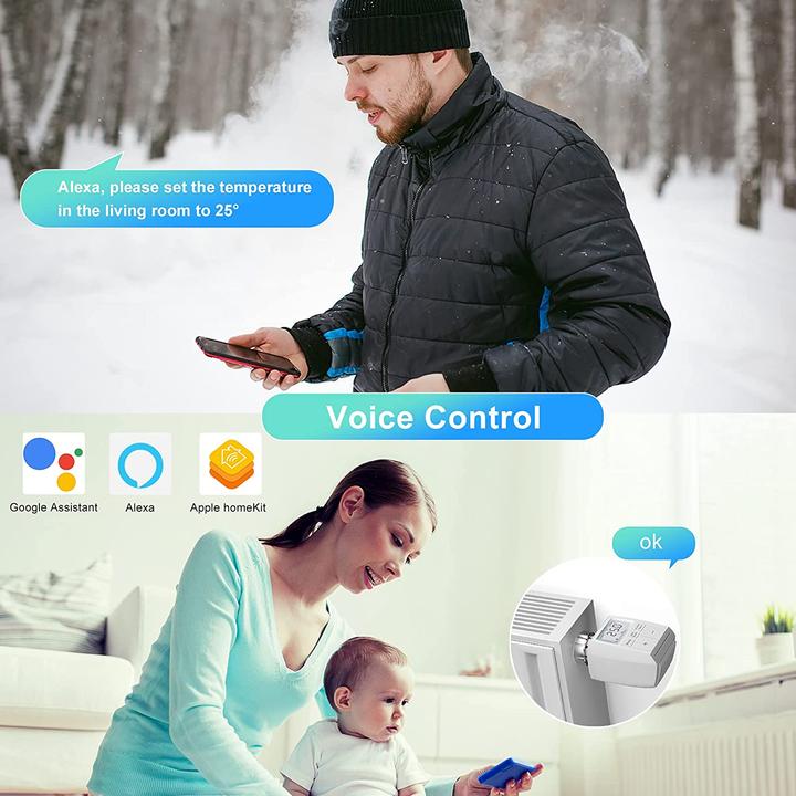 Actual product image Awow Radiator thermostat