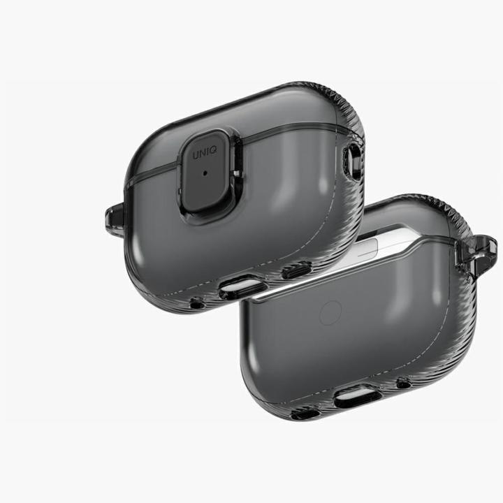 Produktbild Uniq Case Glase Pro for AirPods Pro 3 Lock Case smoke (Kopfhörer Hülle)