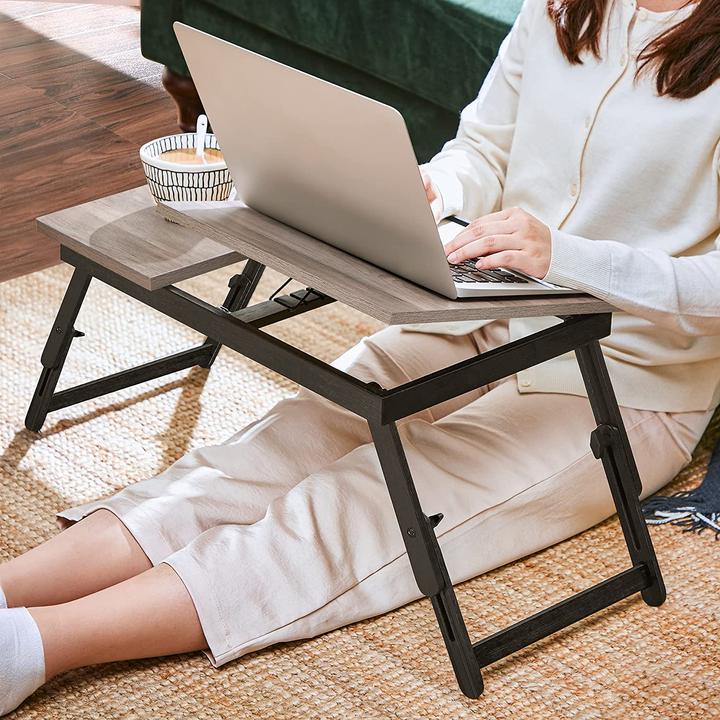 Actual product image Songmics Laptop table, Greige