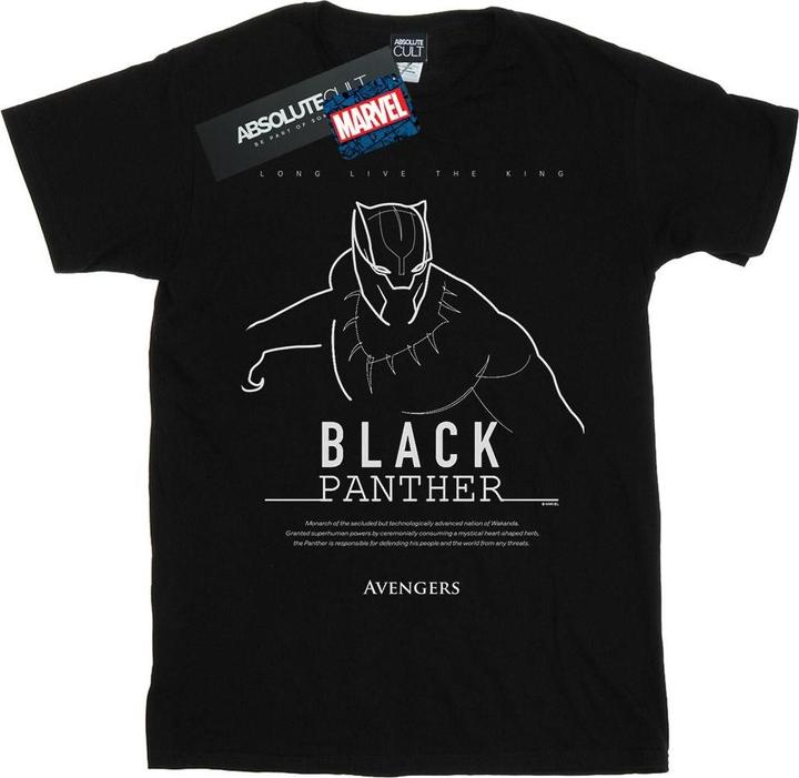 Produktbild Black Panther Long Live The King TShirt Jungen (116)