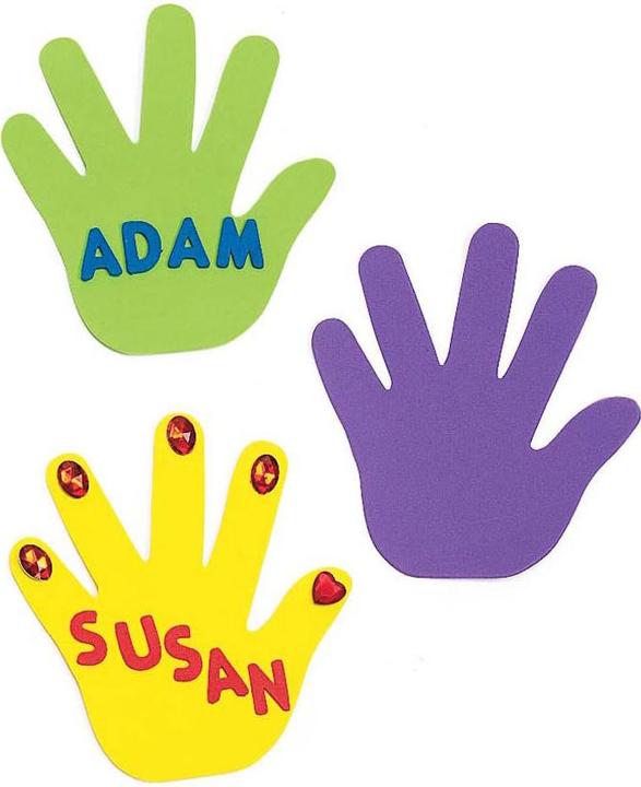Immagine prodotto Colorations Stampi in schiuma Happy Hands, 150 pezzi.