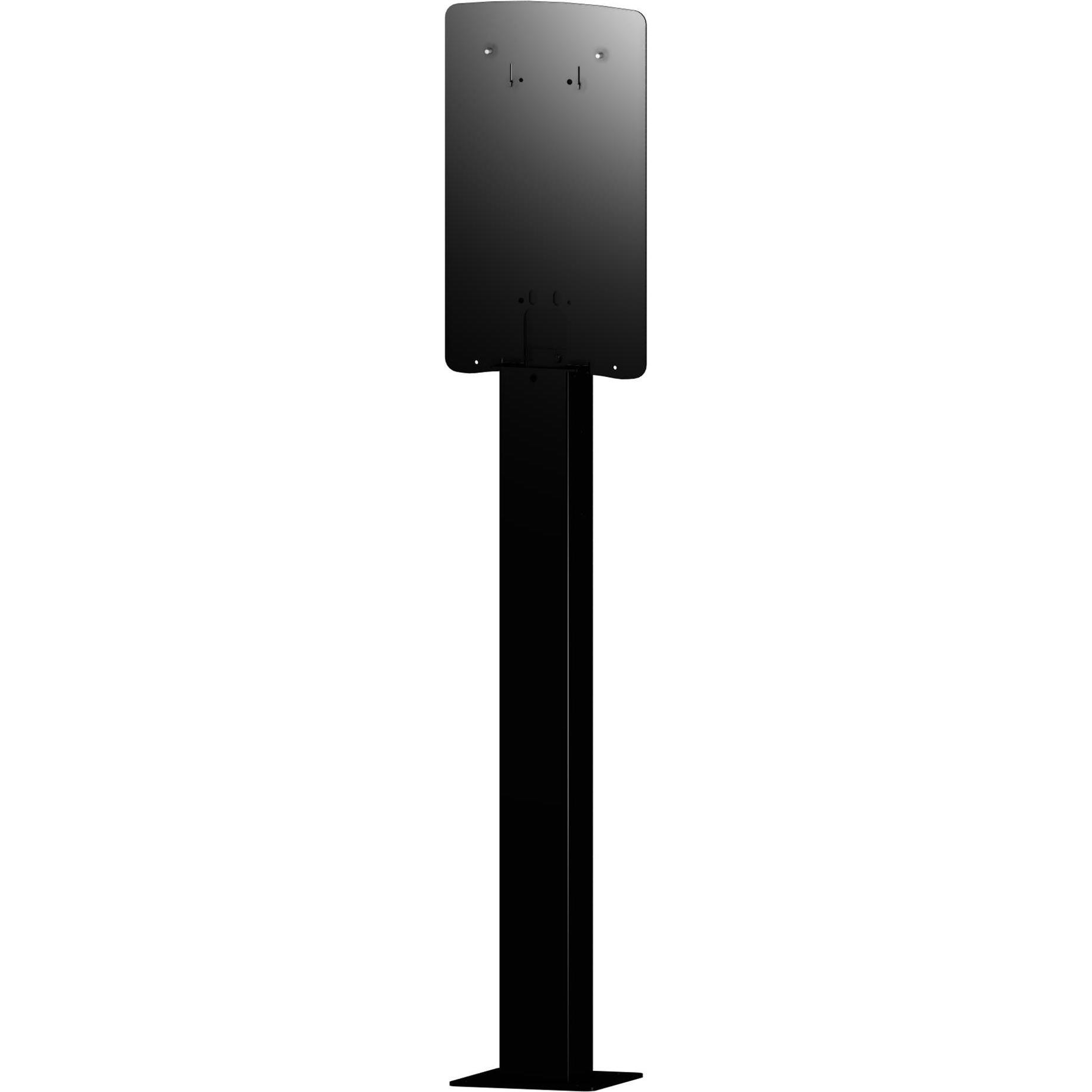 ABL, Elektroauto Ladezubehör, Stele POLE Slim f.zwei 100000246Wallboxen eM4 Single RAL9011