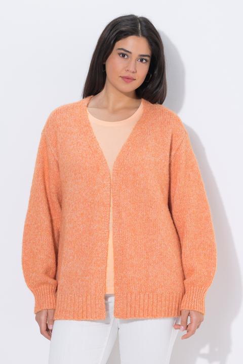 Produktbild Ulla Popken Strickjacke, offene Form, Langarm, recycelt (62)