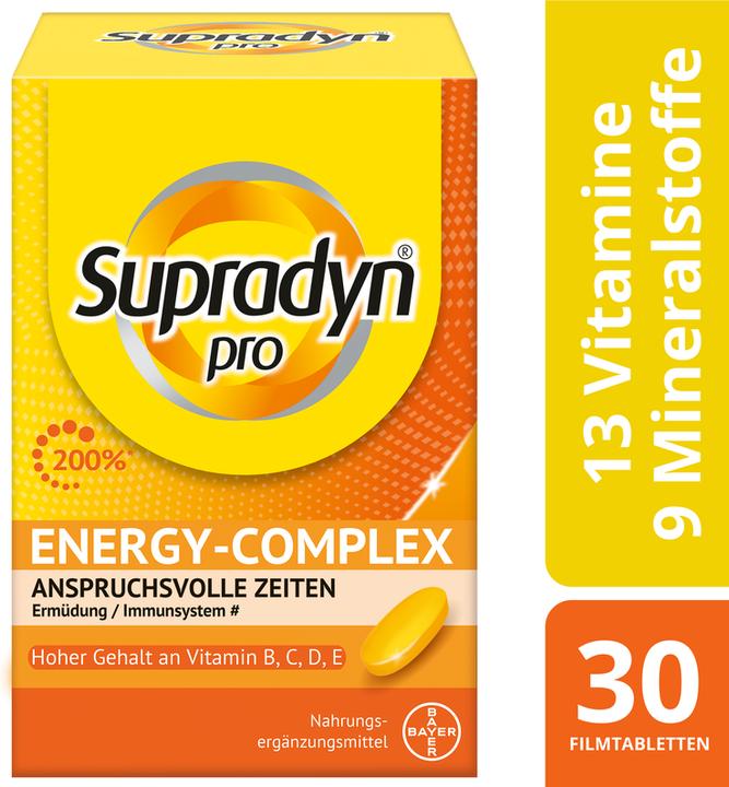 Actual product image Supradyn pro Pro Energy Complex (30 Piece, Pills, 69 g)