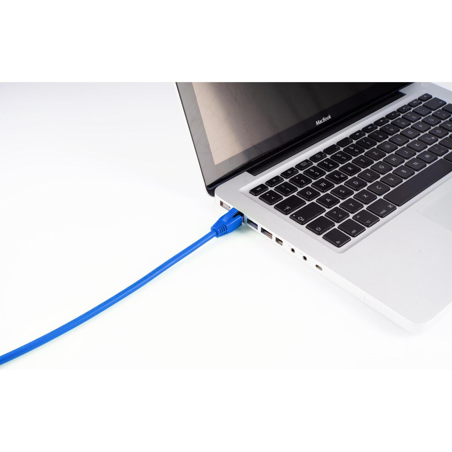 Thumbnail - Shiverpeaks -BASIC-S--Patchkabel cat. 8.1 F/FTP PIMF LSZH blau 5,0m (F/FTP, CAT8.1, 5 m), Netzwerkkabel