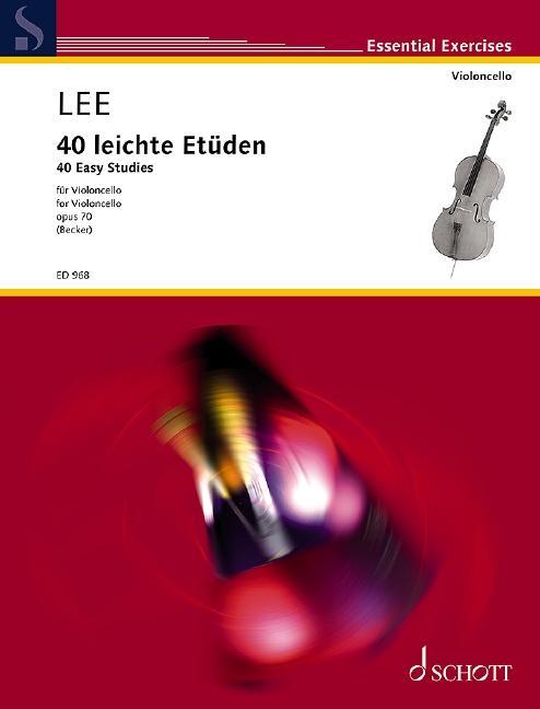 Produktbild 40 leichte Etüden in der ersten Lage / 40 easy Studies in the first position (Deutsch, Sebastian Lee, 1985)