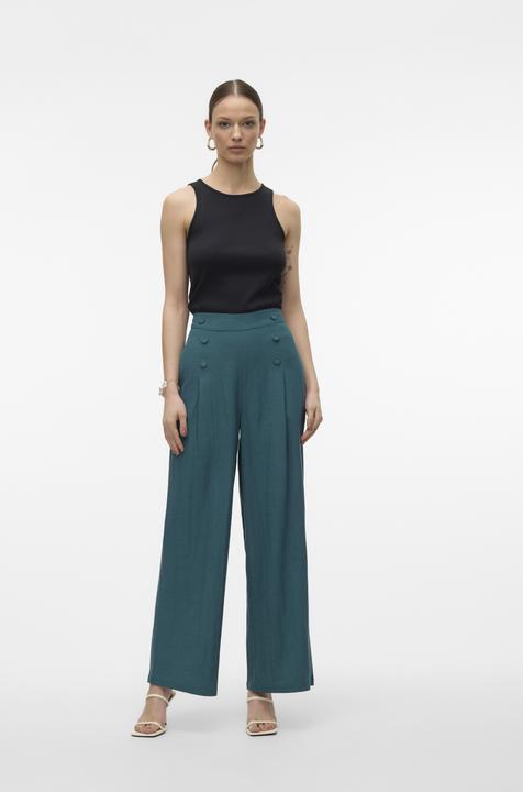 Actual product image Vero Moda VMGISELLE Hohe Taille Hose Hose mit weitem Beinschnitt (S)