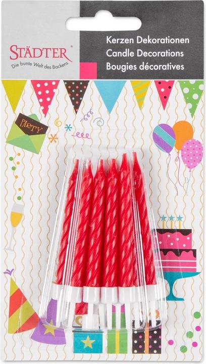 Actual product image Städter Candles Red (10x)