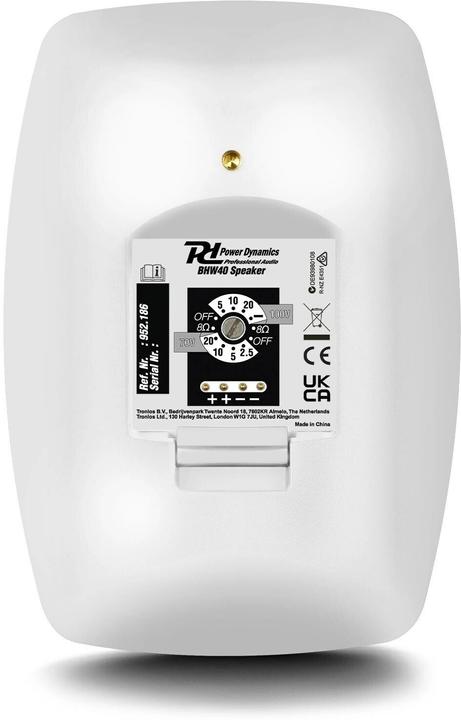 Image du produit Power Dynamics Haut-parleur d'installation BHW40W