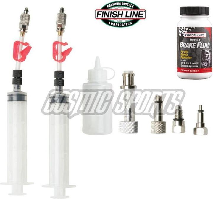 Jagwire WST034 Pro DOT Bleed Kit, With Finish Line DOT oil (120ml)